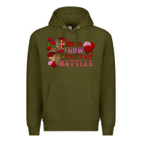 Army Green This is how i fight my battles Valentine's Day Premium Hoodie - FaDigitalArtStudio