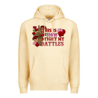 Pina Colada This is how i fight my battles Valentine's Day Premium Hoodie - FaDigitalArtStudio