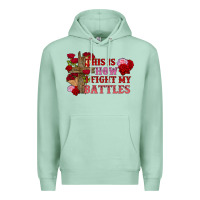 Seafoam This is how i fight my battles Valentine's Day Premium Hoodie - FaDigitalArtStudio