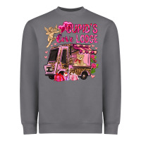 Storm Cupid's love lodge with truck Valentine's Day Heavyweight Sweatshirt - HowdyJamesFarm