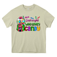 Just A Girl Who Loves Candy Heavy Core Tee | Teevron
