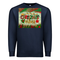 Navy christmas vibes tumbler Premium Sweatshirt - BundleAndBundleShop