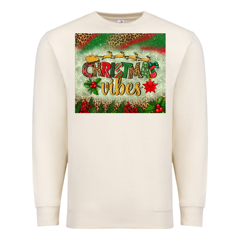 Christmas Vibes Tumbler Premium Sweatshirt by BundleAndBundleShop | Teevron
