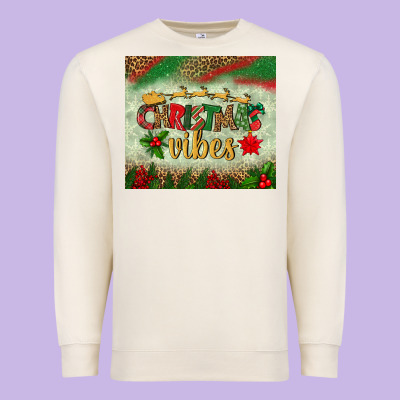 Christmas Vibes Tumbler Premium Sweatshirt Designed By Bundleandbundleshop