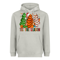 Moon Dust Tis' The Season Basketball Christmas Cakes Heavyweight Hoodie - BundleAndBundleShop