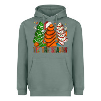 Sage Tis' The Season Basketball Christmas Cakes Heavyweight Hoodie - BundleAndBundleShop
