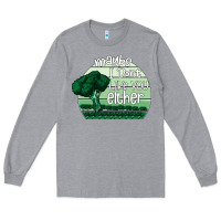 Heather Grey maybe i don't like you either Long Sleeve Tee - Bettercallsaul