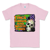 Bubblegum Pink thick thighs and witch vibes Classic Tee - JahusDesignShop