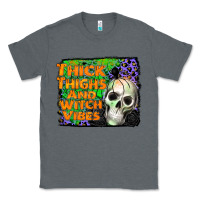 Charcoal Heather thick thighs and witch vibes Classic Tee - JahusDesignShop
