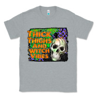 Heather Grey thick thighs and witch vibes Classic Tee - JahusDesignShop