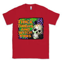 Red thick thighs and witch vibes Classic Tee - JahusDesignShop