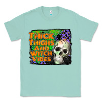 Seafoam thick thighs and witch vibes Classic Tee - JahusDesignShop