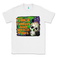 White thick thighs and witch vibes Classic Tee - JahusDesignShop