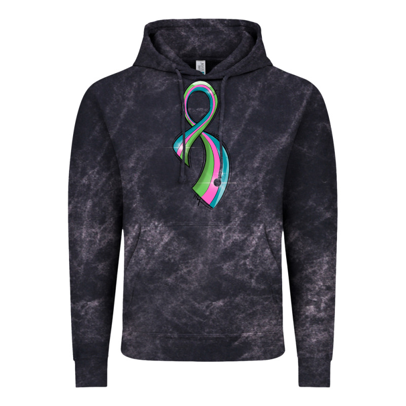 Metastatic Breast Cancer Ribbon Vintage Hoodie by LillyAllenDesigns | Teevron