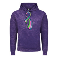 Cloud Purple metastatic breast cancer ribbon Vintage Hoodie - LillyAllenDesigns