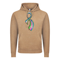 Vintage Coffee metastatic breast cancer ribbon Vintage Hoodie - LillyAllenDesigns