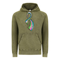 Vintage Olive metastatic breast cancer ribbon Vintage Hoodie - LillyAllenDesigns
