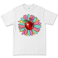 White teacher apple Premium Tee - MaliasSmallBusiness