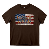 Chocolate Brown Mama Tried Heavy Core Tee - Jasminsmagicworld