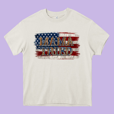 Mama Tried Heavy Core Tee Designed By Jasminsmagicworld
