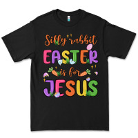 Black silly rabbit easter is for jesus Premium Tee - MaliasSmallBusiness