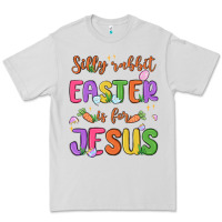 Dove Grey silly rabbit easter is for jesus Premium Tee - MaliasSmallBusiness