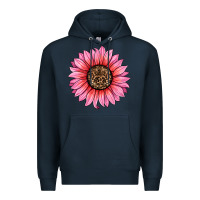 Navy valentines day sunflower Premium Hoodie - RanaPortraitStore