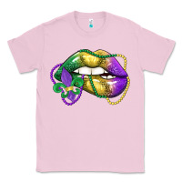 Bubblegum Pink mardi gras lips Classic Tee - LillyAllenDesigns