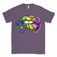 Lavender mardi gras lips Classic Tee - LillyAllenDesigns