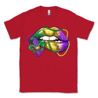 Red mardi gras lips Classic Tee - LillyAllenDesigns