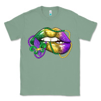 Sage mardi gras lips Classic Tee - LillyAllenDesigns