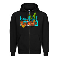 Black beautiful crazy olivia Zipper Hoodie - OliviaCreatesArt