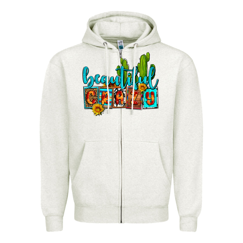 Beautiful Crazy Olivia Zipper Hoodie by OliviaCreatesArt | Teevron