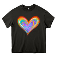 Asphalt Watercolor Pride Heart Heavy Core Tee - Jasminsmagicworld