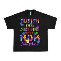 Black autism i'll be just fine with a mom like mine Urban Heavy Tee - Artiststas