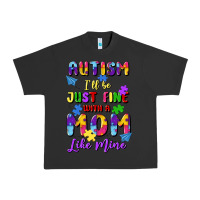 Pigment Black autism i'll be just fine with a mom like mine Urban Heavy Tee - Artiststas