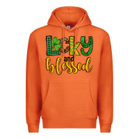 Carrot St. Patrick's Lucky and blessed Premium Hoodie - OliviaCreatesArt