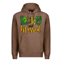 Chestnut St. Patrick's Lucky and blessed Premium Hoodie - OliviaCreatesArt