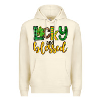 Sandshell St. Patrick's Lucky and blessed Premium Hoodie - OliviaCreatesArt