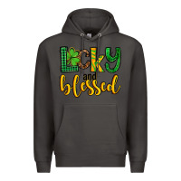 Smoke St. Patrick's Lucky and blessed Premium Hoodie - OliviaCreatesArt