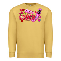 Antique Gold hey lover flip phone Premium Sweatshirt - FaDigitalArtStudio