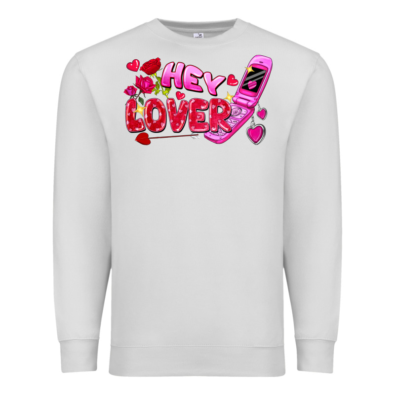 Hey Lover Flip Phone Premium Sweatshirt by FaDigitalArtStudio | Teevron