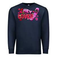 Navy hey lover flip phone Premium Sweatshirt - FaDigitalArtStudio