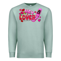 Seafoam hey lover flip phone Premium Sweatshirt - FaDigitalArtStudio