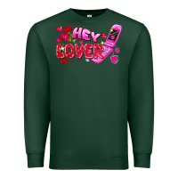 Sports Green hey lover flip phone Premium Sweatshirt - FaDigitalArtStudio