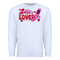 White hey lover flip phone Premium Sweatshirt - FaDigitalArtStudio