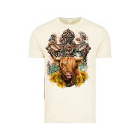 Vintage Arctic Western Heifer Cow with crosses Vintage Tee - LillyAllenDesigns