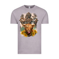 Vintage Zinc Western Heifer Cow with crosses Vintage Tee - LillyAllenDesigns