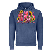Vintage Denim in october we wear pink Vintage Hoodie - LillyAllenDesigns