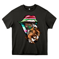 Asphalt Serape Cowboy Tongue Heavy Core Tee - Jasminsmagicworld